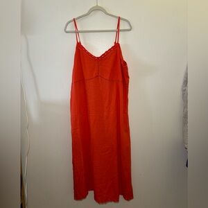 Old Navy Linen Midi Dress